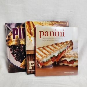 Panini Bundle Of 2 Cookbooks And 1 Pies Cookbook
